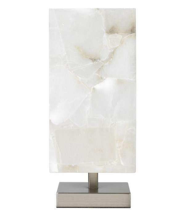 Ghost Axis Ant Silver Alabaster Table Lamp