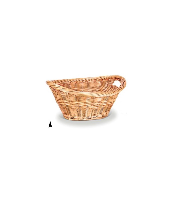 885/24B OVAL STAINED WILLOW LAUNDRY BASKET CS. PK.: 20