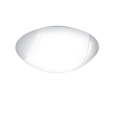 Milan Veiled 2 Light Ceiling Mount In White Matte General