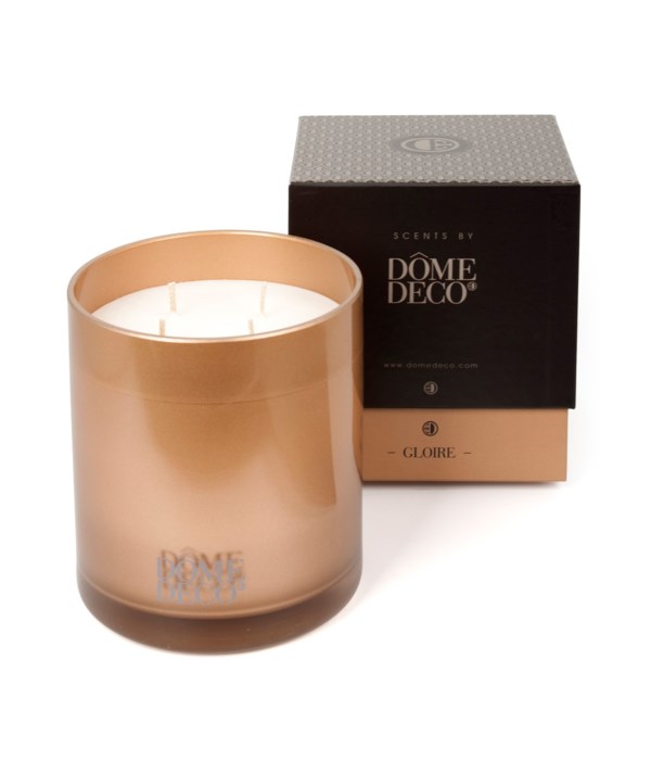 Scented Candle In Glass Gloire/Metal-L