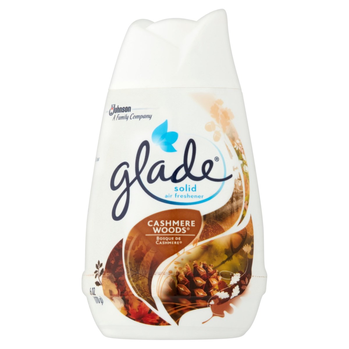 GLADE® SOLID AIR FRESHENER 6 OZ CASHMERE WOODS ® 12/CS glade AKR