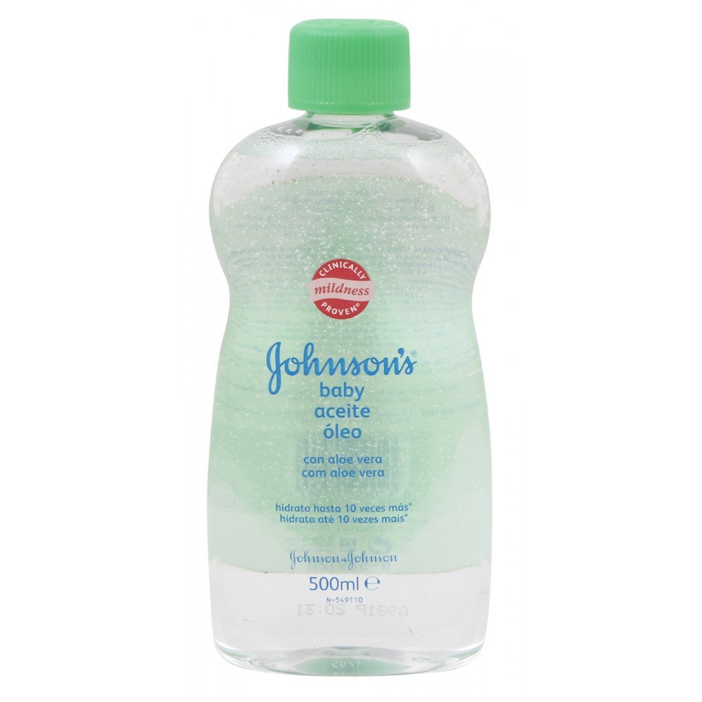 J &J® BABY OIL 500 ML ALOE 12/CS babycare AKR Corporation