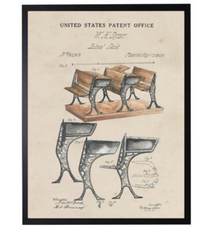 Watercolor School Desk patent
