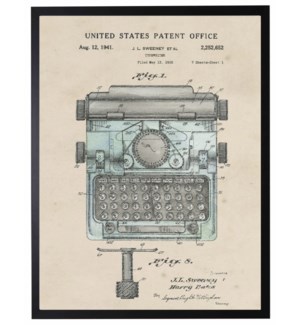 Watercolor typewriter patent