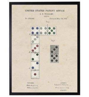 Watercolor Patent Dominos