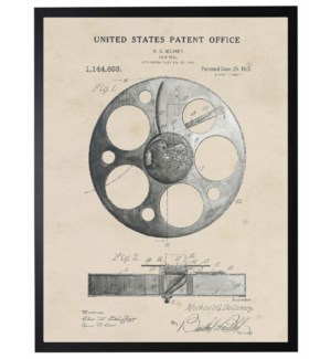 Watercolor Patent Film reel