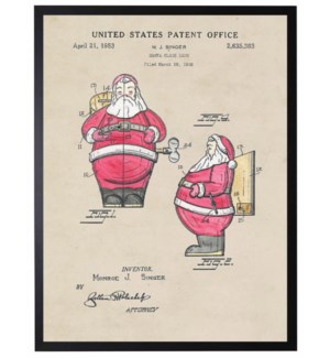 Christmas Santa Claus Bank patent
