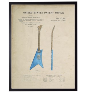 Watercolor Electric Guitar Patent