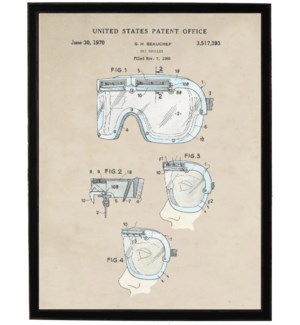 Watercolor ski googles patent