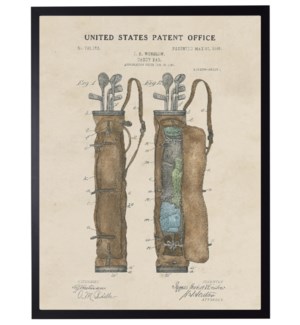 Watercolor Golf Bag Patent