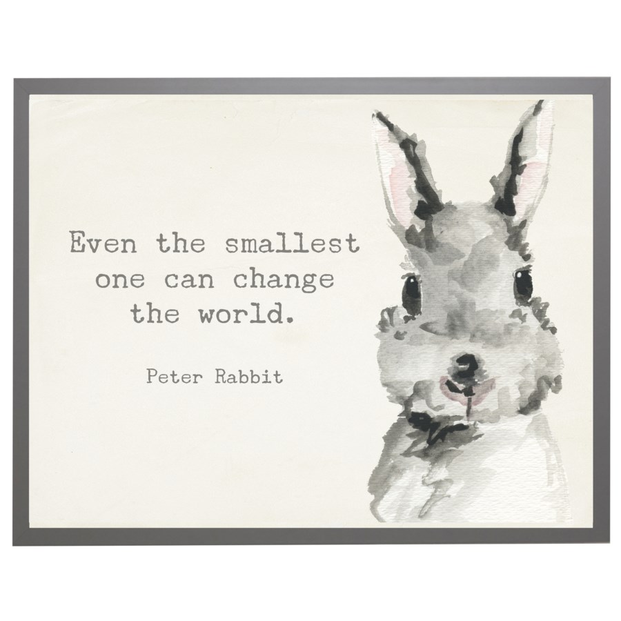 Watercolor Bunny With Peter Rabbit Quote Quotes Nursery Rhymes Fairy Tales Antique Curiosities Inc