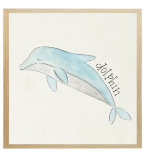 Nautical Alphabet D Dolphin
