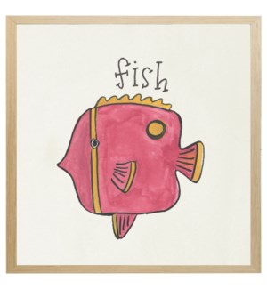 Nautical Alphabet F fish