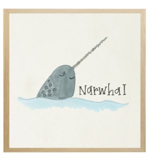 Nautical Alphabet N Narwhal