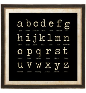 Chalkboard Antique Font ABC Lowercase 2