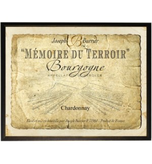 Bourgogne Chardonnay wine label