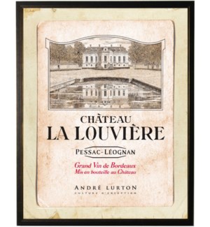 Chateau la Louviere wine label