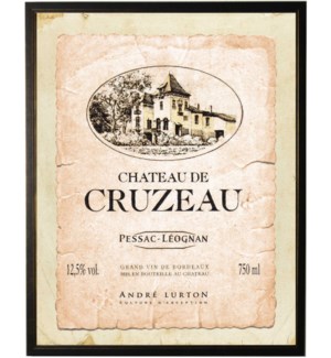 Chateau de Cruzeau wine label