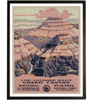 Grand Canyon travel poster