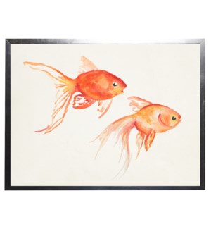 Watercolor goldfish