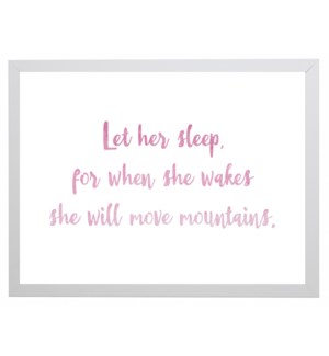 Let her sleep quote