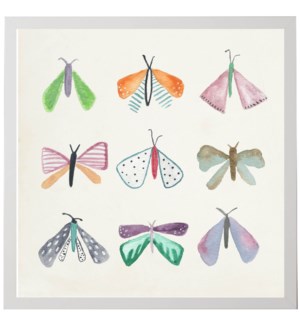 Watercolor moths