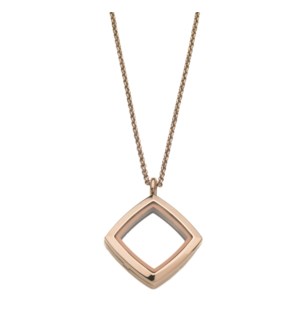 Square Locket With Chain