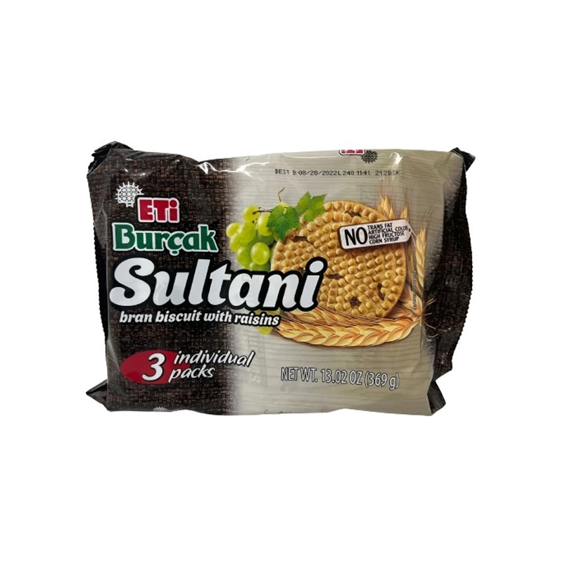 BURCAK SULTANI RAISIN 369GRx14 eti Turkana Valley Foods