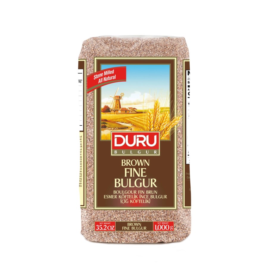 Duru Brown Fine Bulgur (1000g x 10pcs) grains Turkana Valley Foods