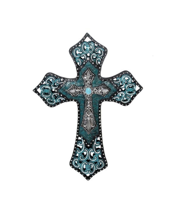 TURQUOISE CROSS 12.5 in.