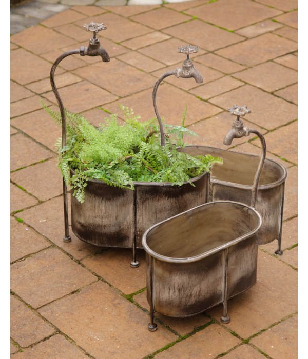 Faucet Style - Nested Planters Oval