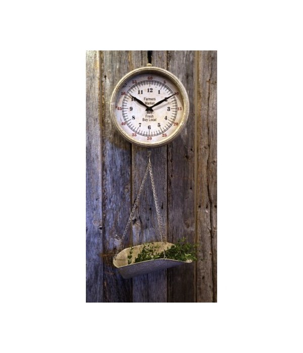 Hanging Scale Clock 36 in.