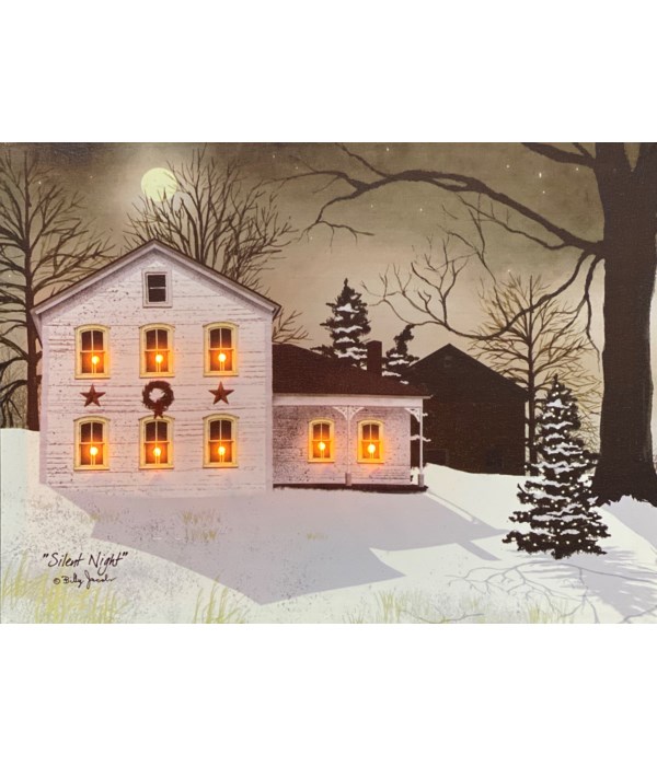 LED Silent Night Canvas 8 x 10 in.