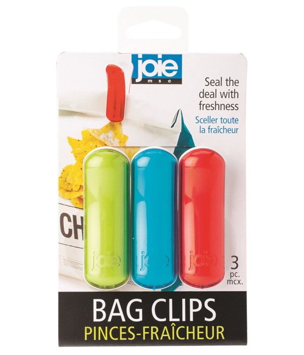 Rainbow Bag Clips (3 pc Card)