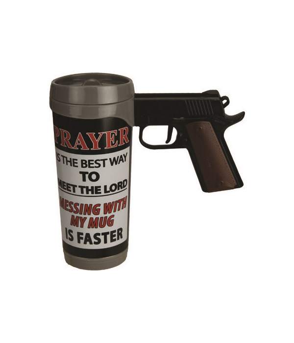 Pistol Mug - Prayer 16 oz