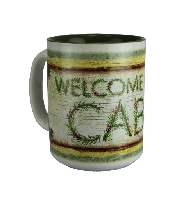 Ceramic Mug 16oz - Welcome to the Cabin