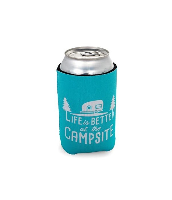 CAN COOZIE LIFE IS BETTER CAMPSITE