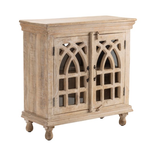 Crestview Collection Bengal Manor Light Mango Wood Cabinet