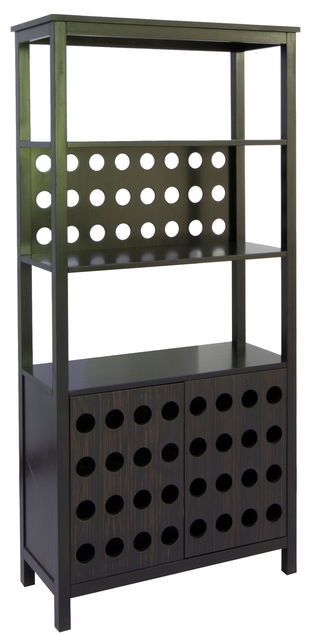 Crestview Collection Bentley Tall Bookshelf Contemporary