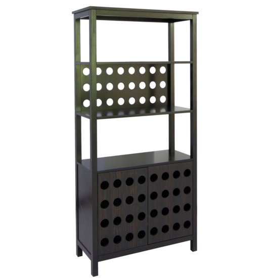 Crestview Collection Bentley Tall Bookshelf Contemporary