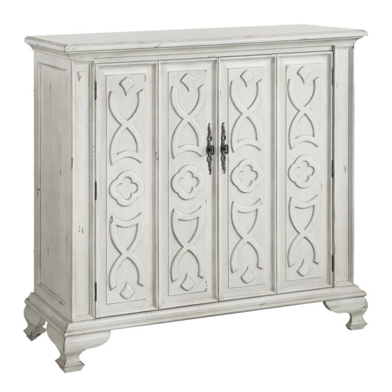 Crestview Collection - Chadwick 2 Door Antique White Tall Cabinet ...