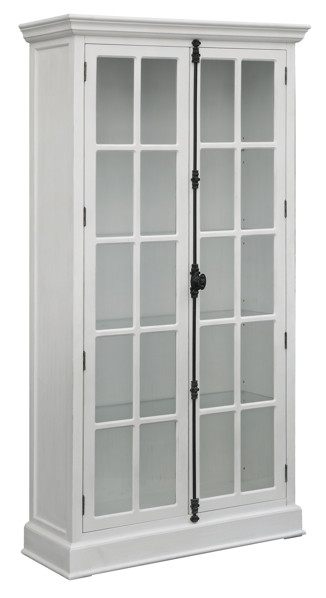 Crestview Collection - Coventry White 2 Door Curio Cabinet