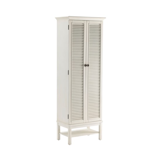 Crestview Collection - Magnolia Louvered 2 Door Tall White ...