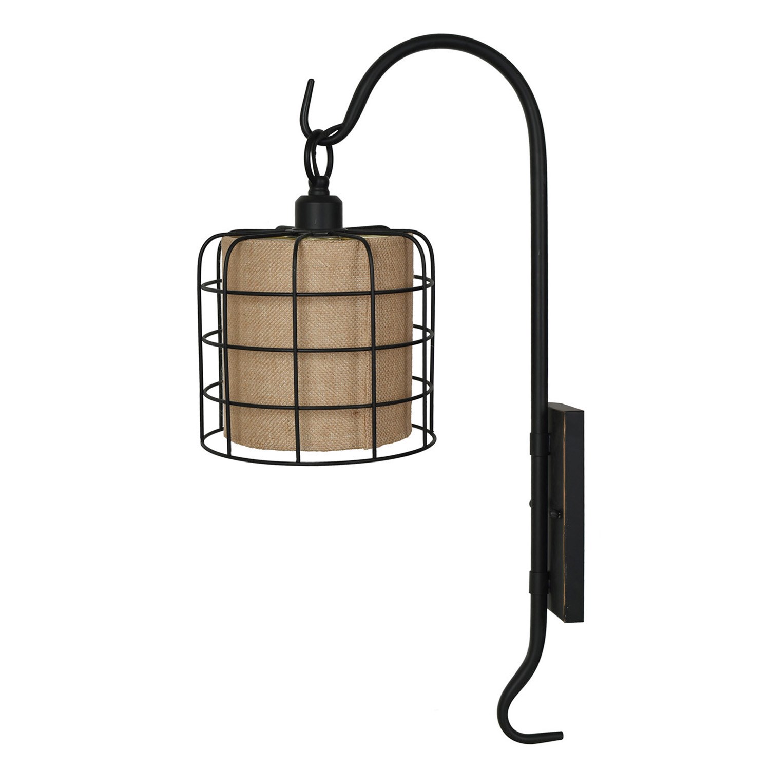 Crestview Collection Shepard Hook Wall Sconce all