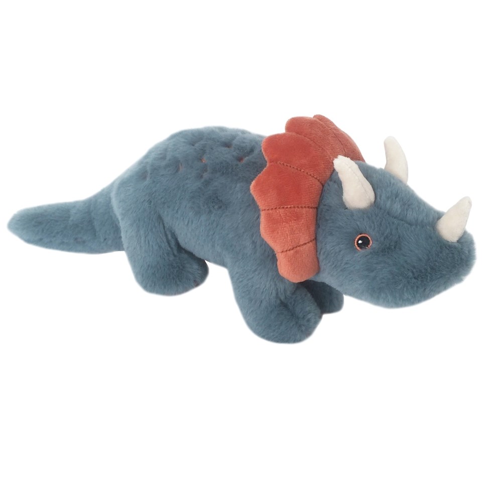 blue triceratops stuffed animal