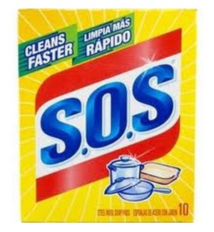 SOS SOAP PADS 10CT