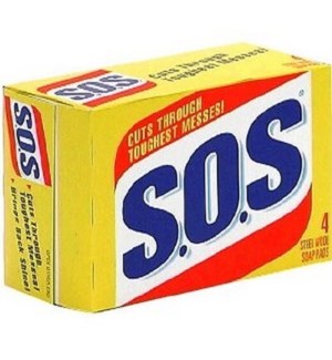 SOS SOAP PADS 4CT
