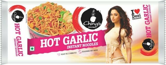 CHING INSTANT NOODLES HOT GARLIC 240 G