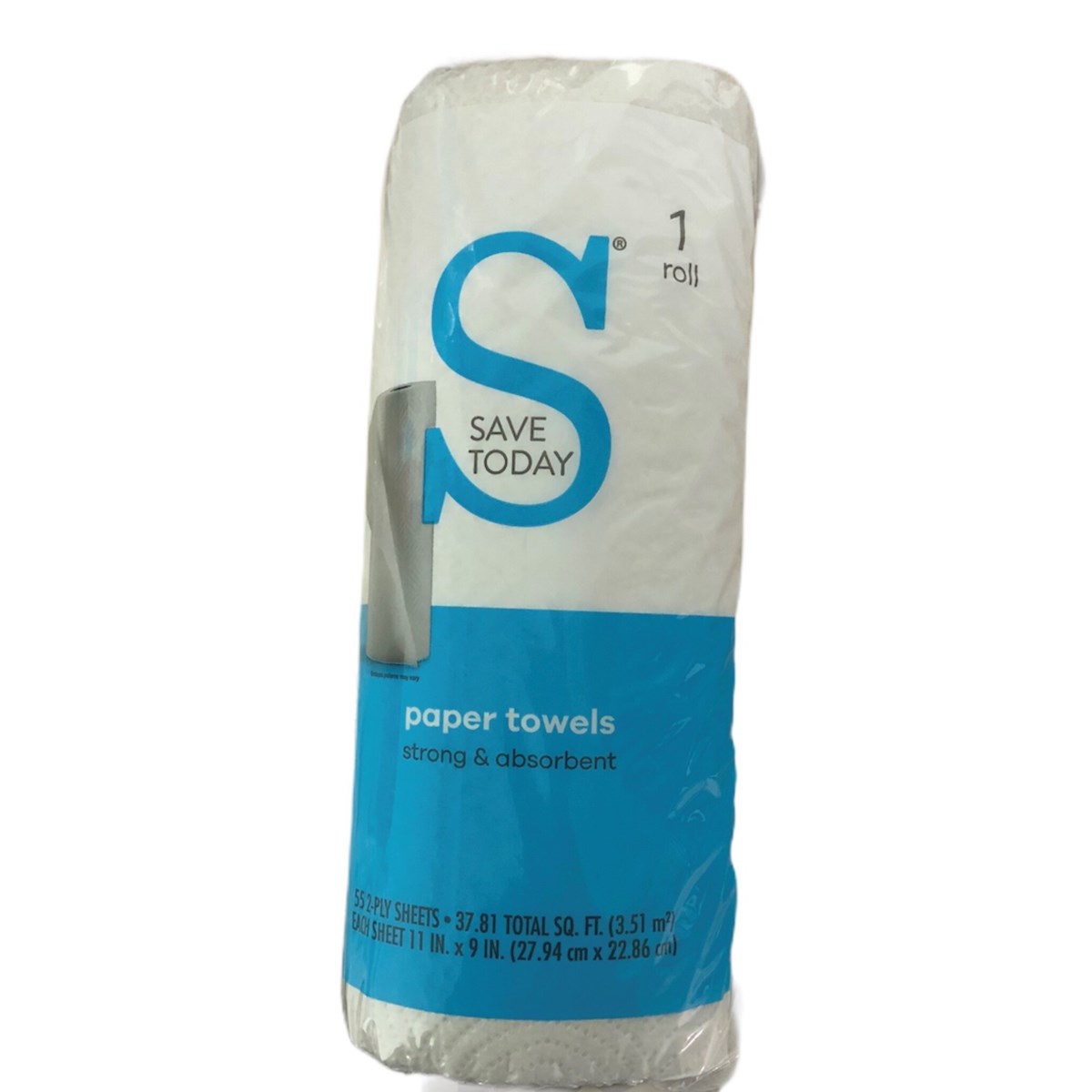 SAVE TODAY PAPER TOWELS 55 SHEETS 