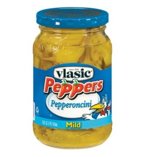 VLASIC MILD PEPPERONCINI PEPPERS 12 OZ  